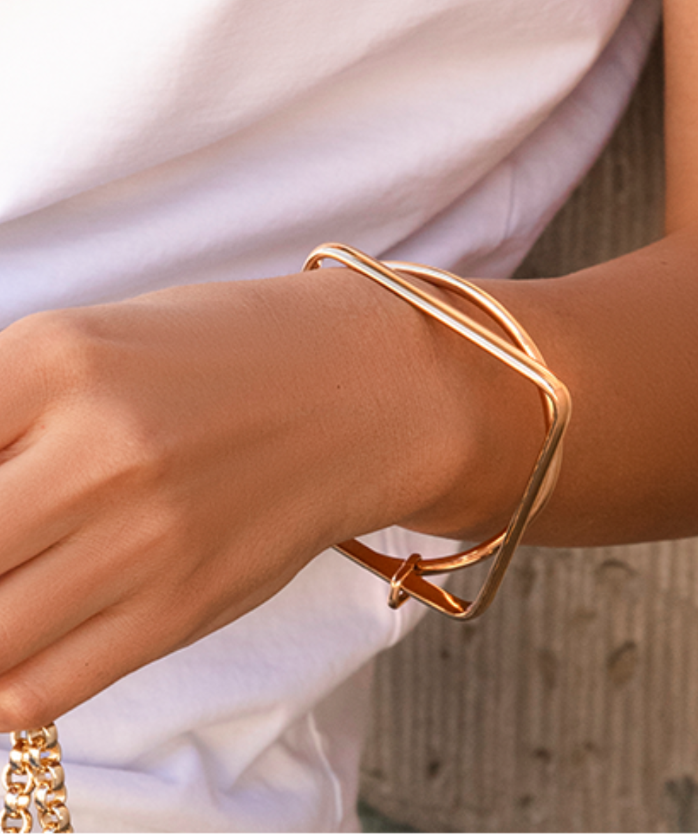 Women's bracelet California gold-plated, Lilou