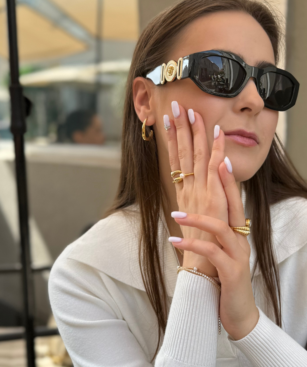 Women's earrings golden Creole, MORELLATO