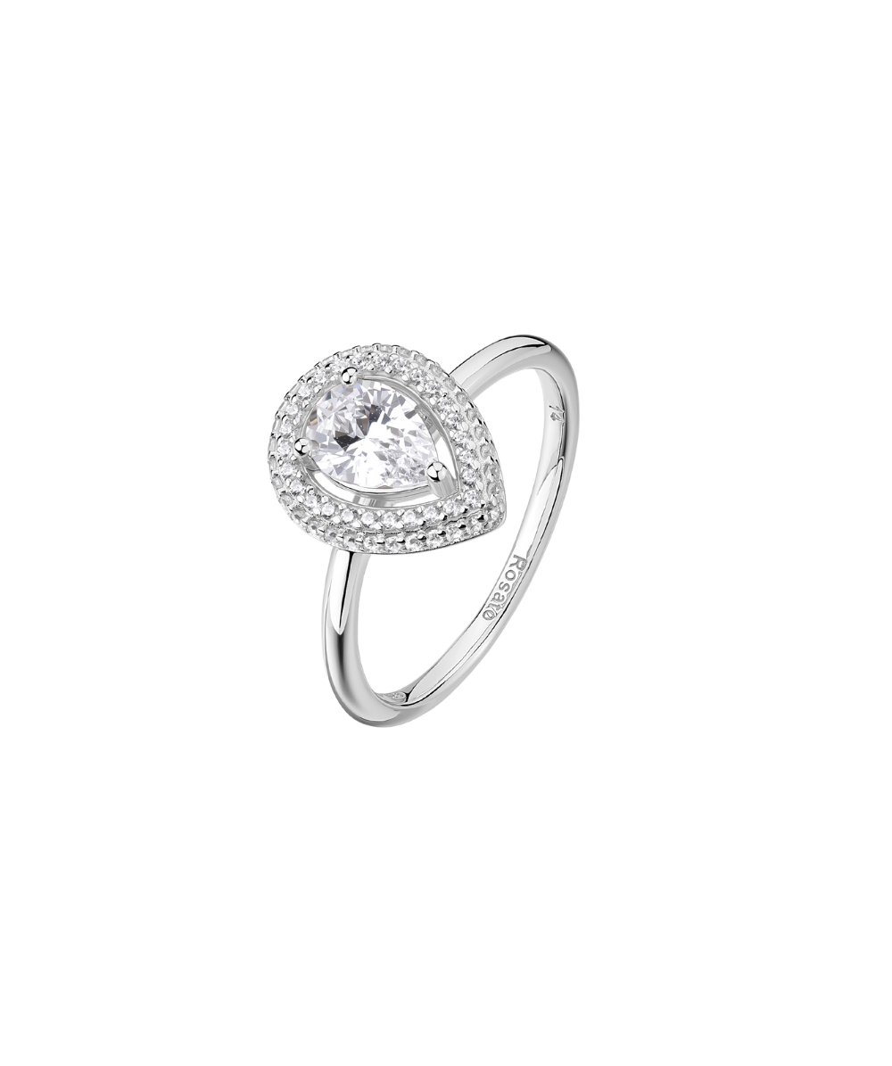 Inel pentru femei de argint Anna, Rosato