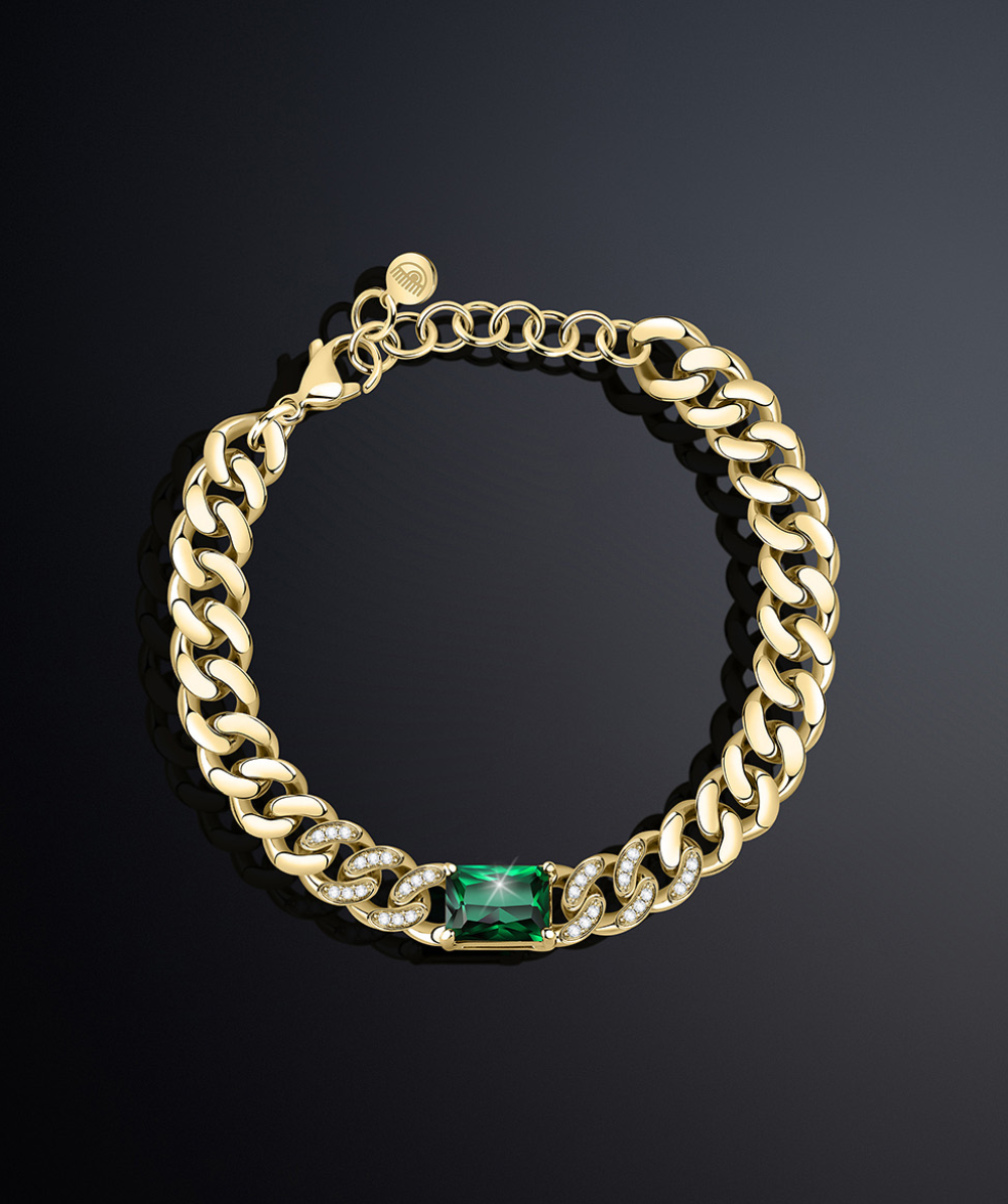 Brățară BOSSY CHAIN pentru femei placată cu aur galben, Chiara Ferragni