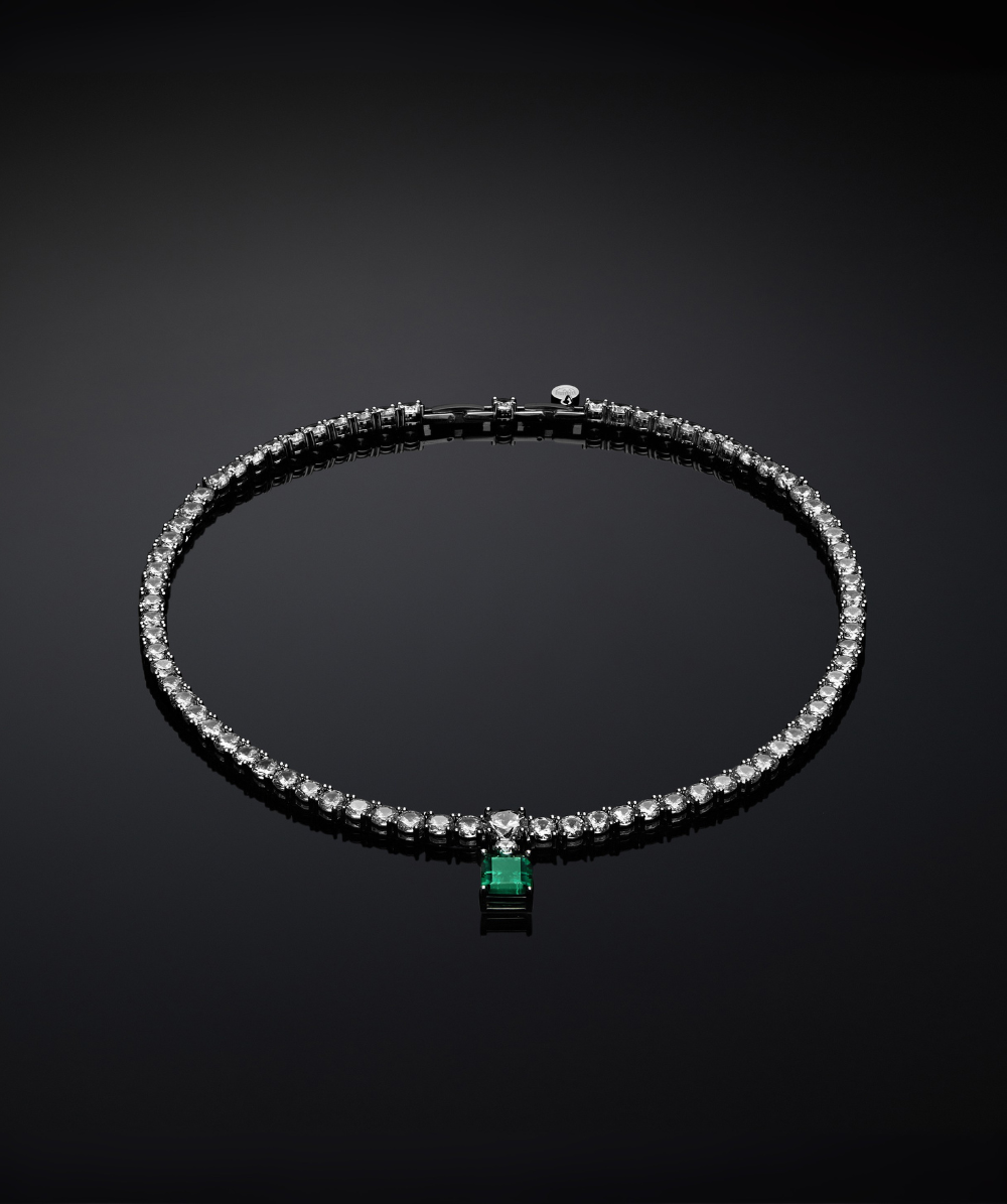 Women's adjustable Emerald Necklace, Chiara Ferragni