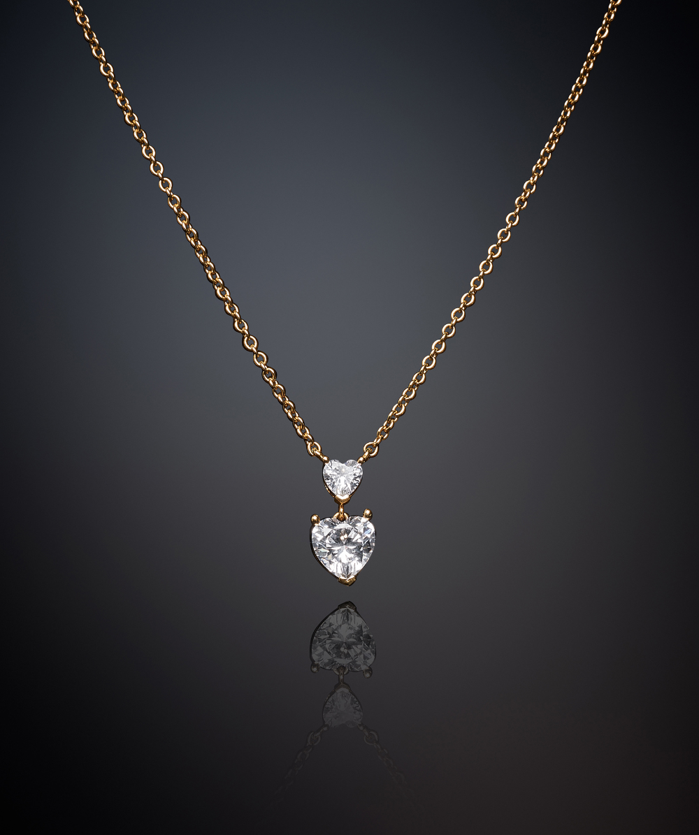 Adjustable FIRST LOVE necklace with heart pendant, Chiara Ferragni