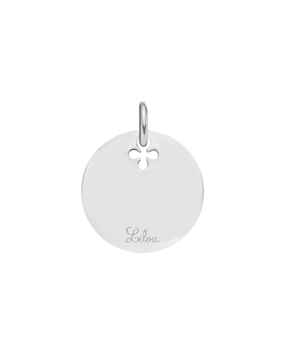 Pandantiv in forma de minge de  fotbal, placat cu argint, Lilou