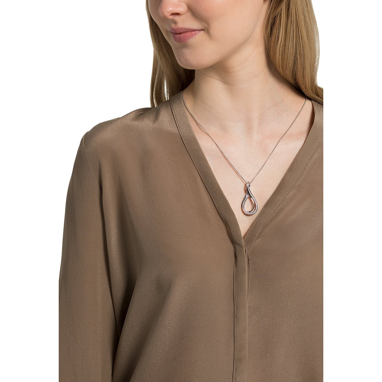 Women's necklace sterling silver INFINITY, adjustable, JETTE