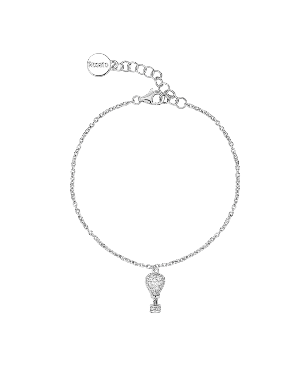 Women's Silver Bracelet with Pendant, ROSATO