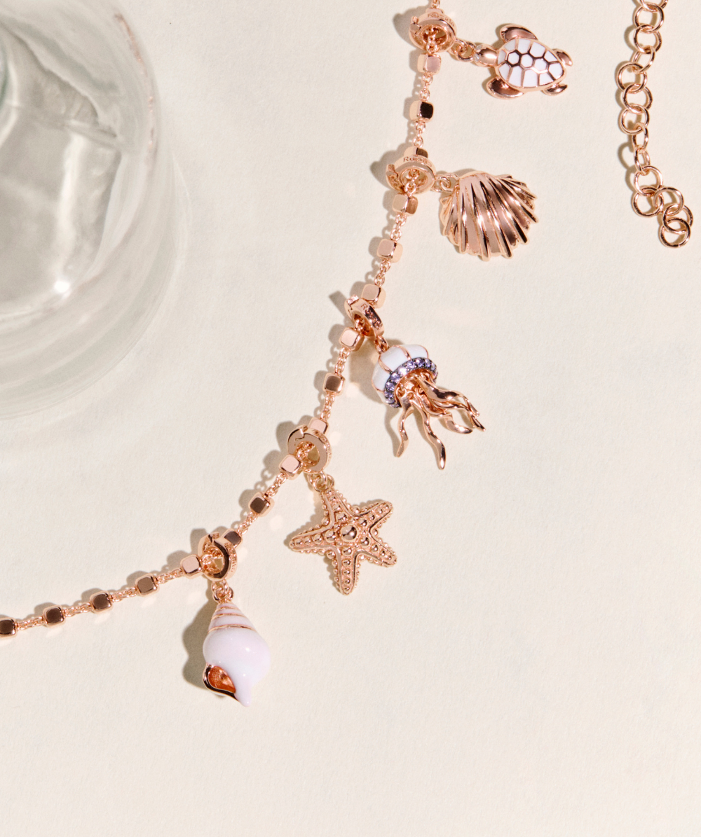 Bratara de dama din argint STORIE, ROSATO