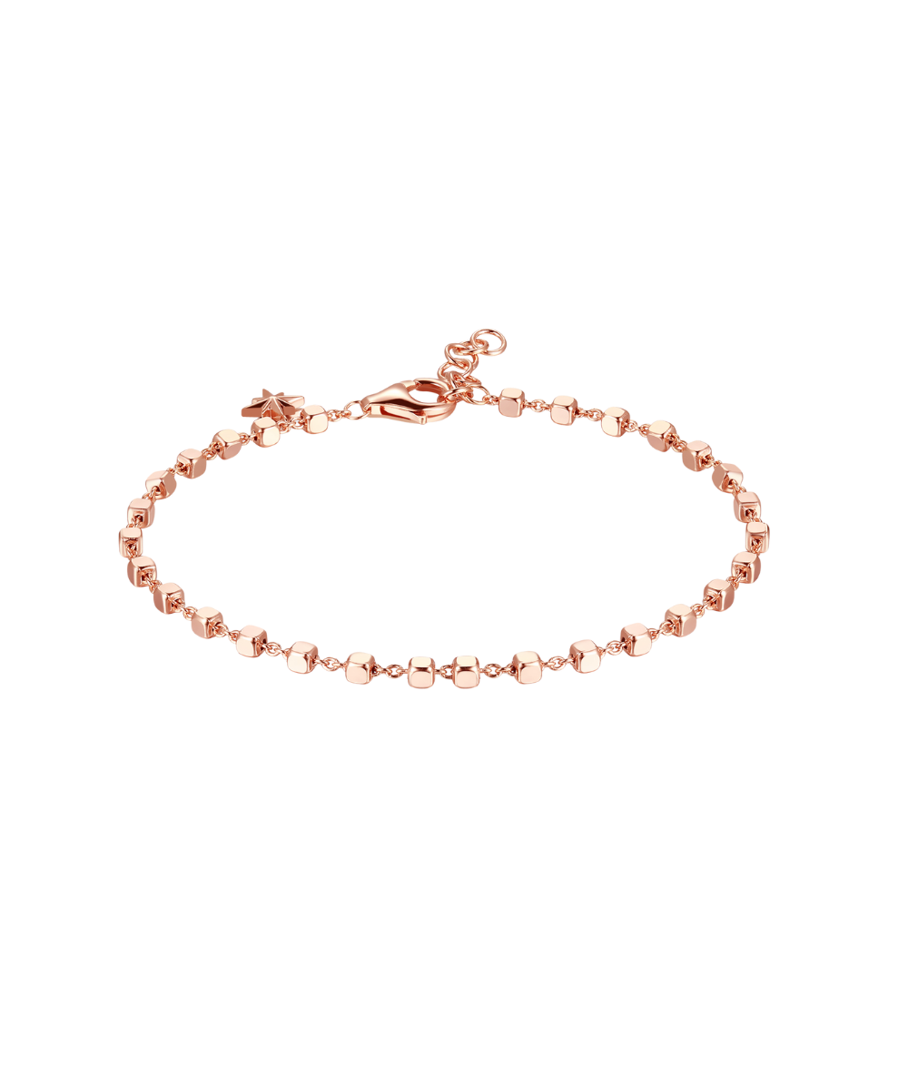 Bratara de dama din argint STORIE, ROSATO