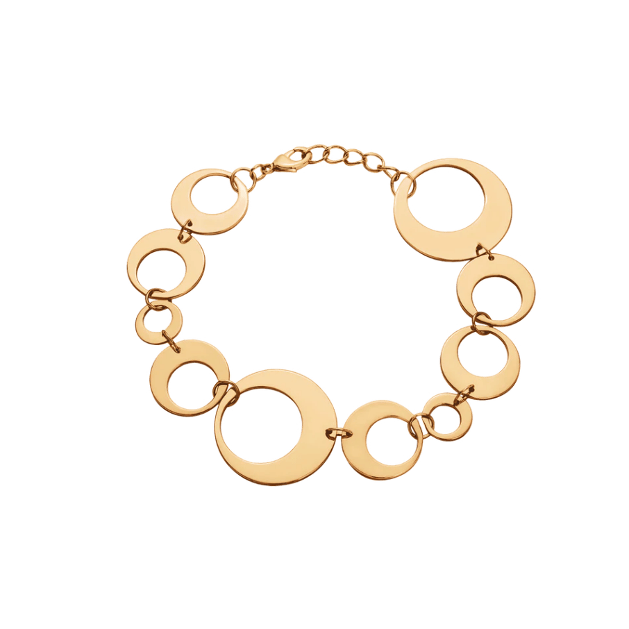 Women's open bracelet Lune adjustable 16.5 cm + 3 cm extension, Lilou