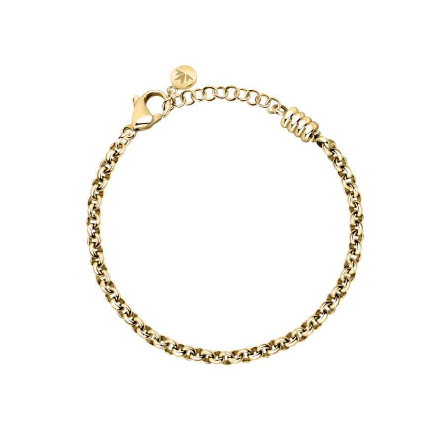 Women's bracelet gold for charms adjustable 16 cm + 3 cm extension, MORELLATO