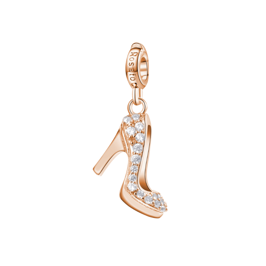 Women's Silver Charm STORIE, ROSATO