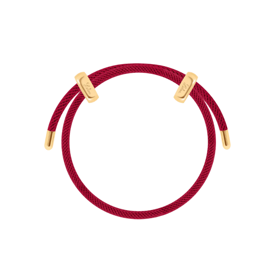 Women's bracelet Liana burgundy cord, Lilou