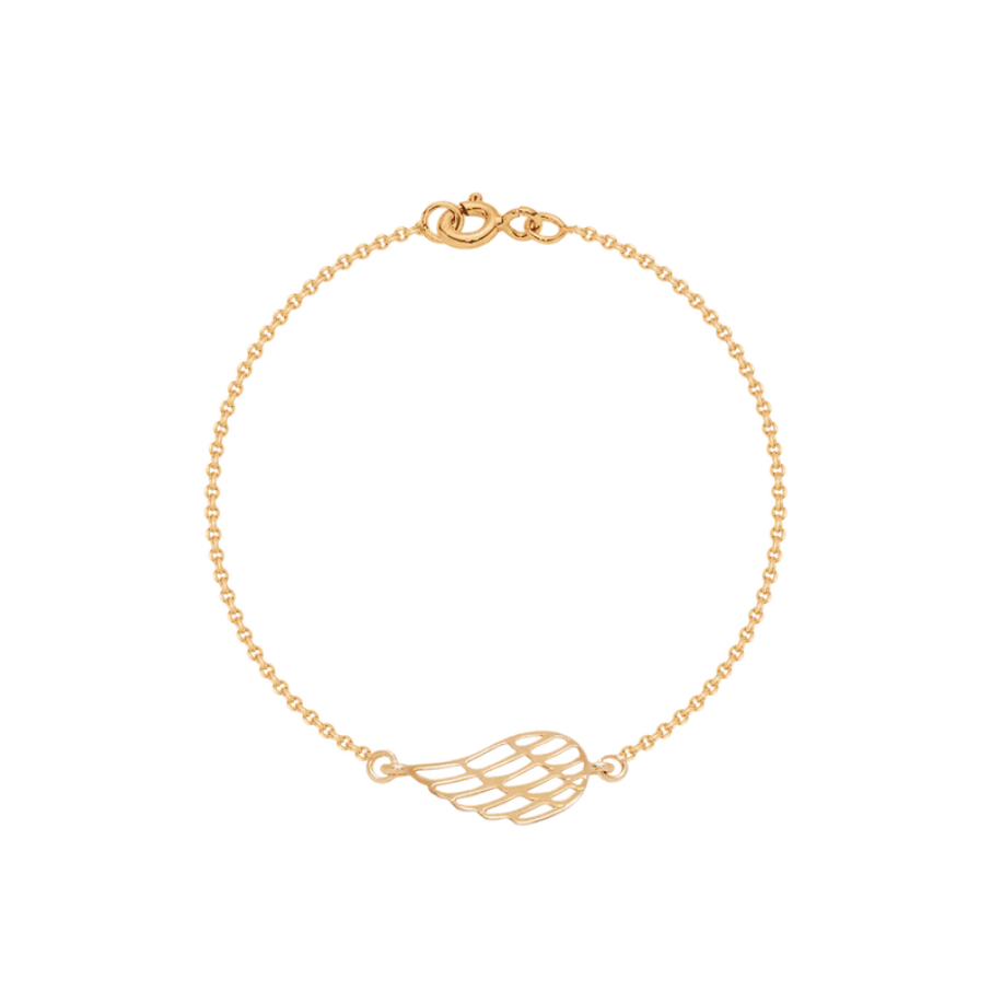 Women's bracelet with angel wing gold-plated 18k, Lilou