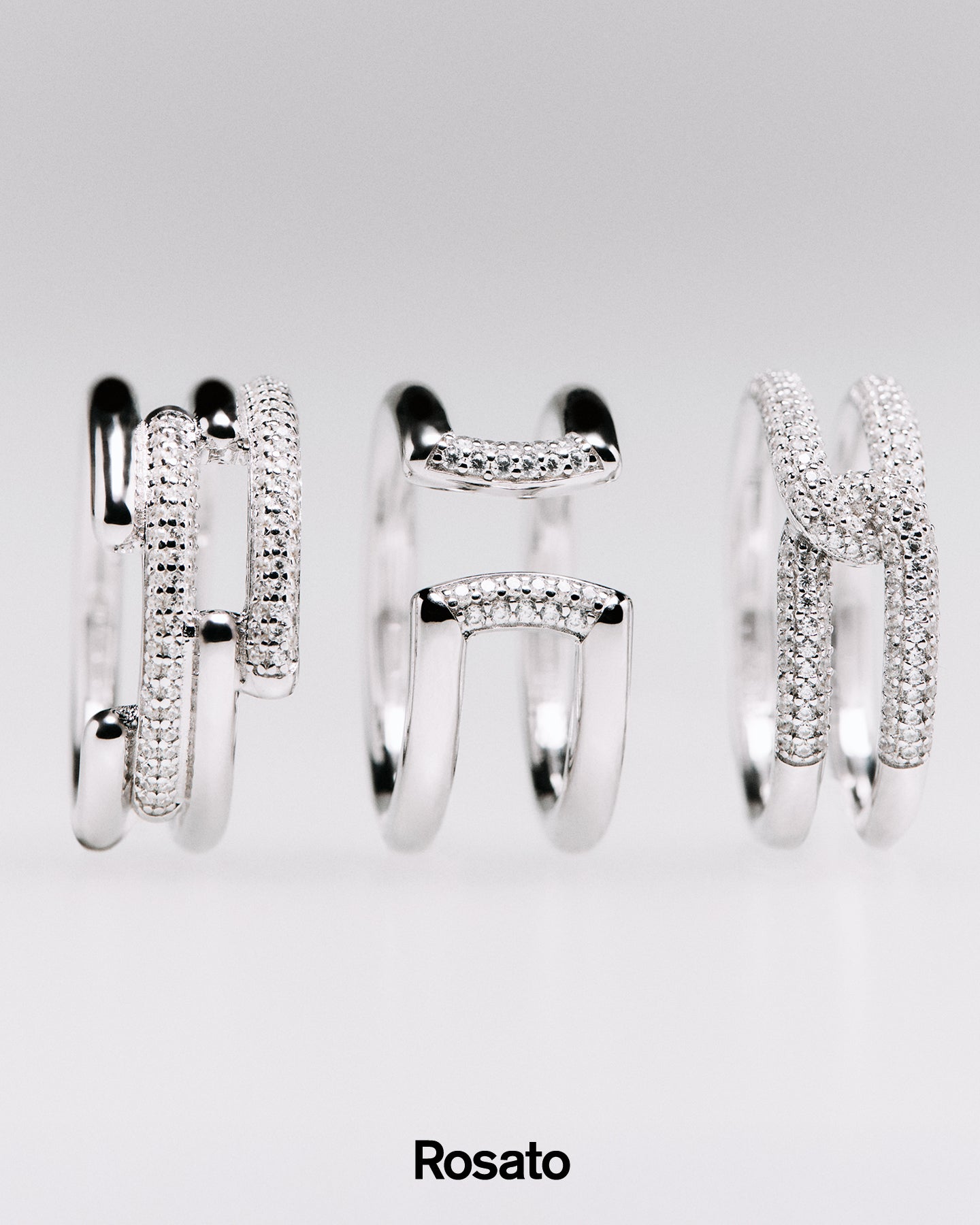 Verigheta de dama de argint BIANCA cu Nod, ROSATO