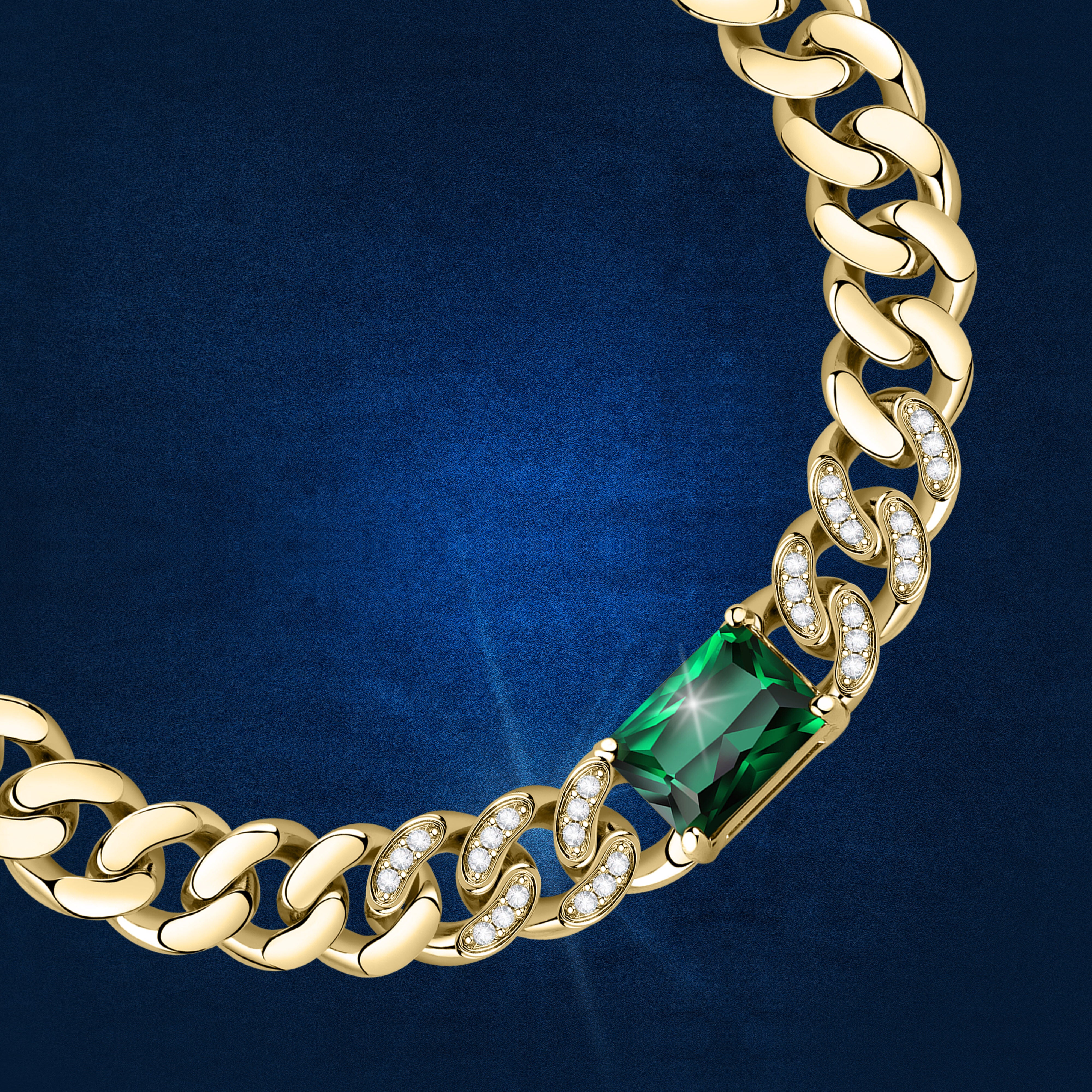 Brățară BOSSY CHAIN pentru femei placată cu aur galben, Chiara Ferragni