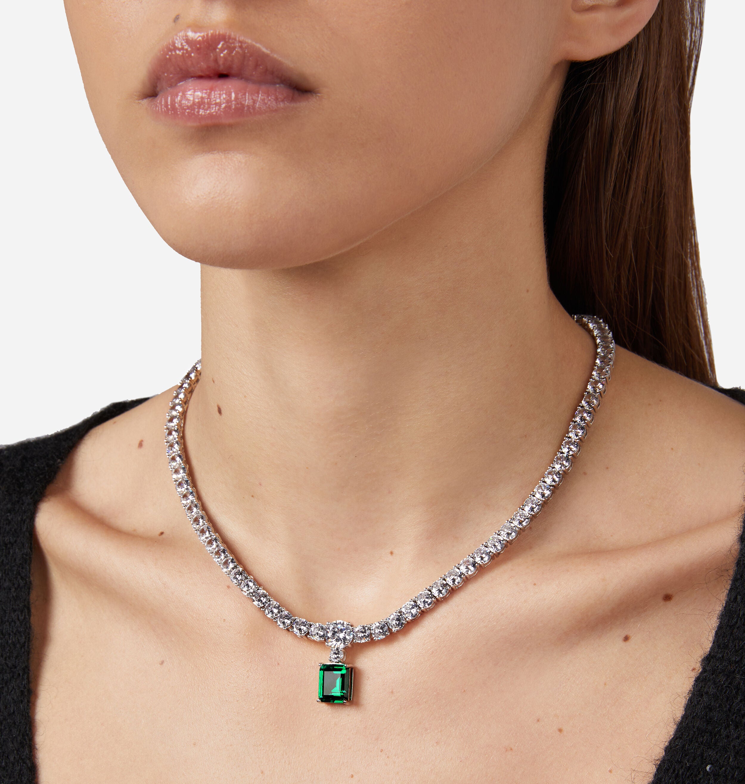Women's adjustable Emerald Necklace, Chiara Ferragni