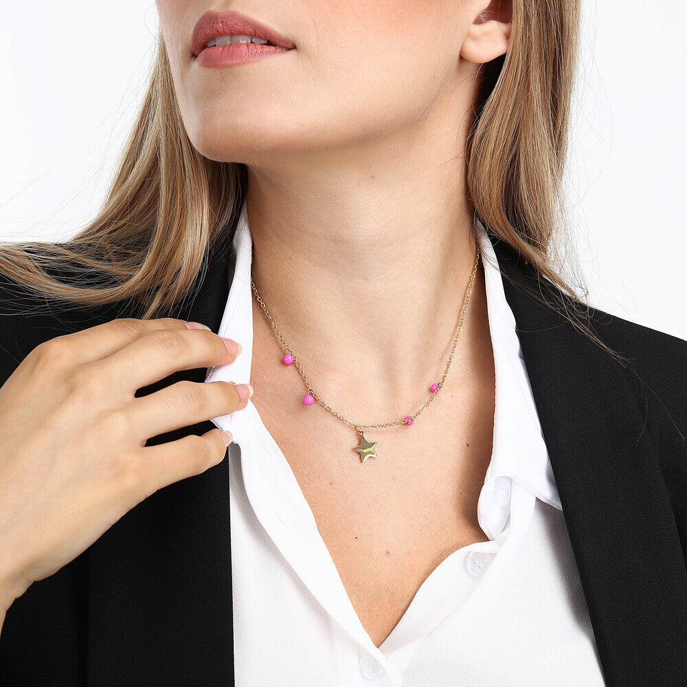 Colier de damă cu pandantiv stea, LA PETITE STORY