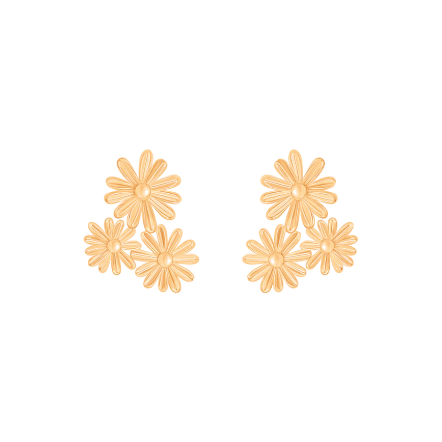 Cercei dama Margaret placati cu aur, Lilou