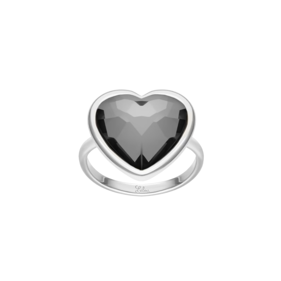 Inel de dama Icons cu cristal fumuriu, Lilou