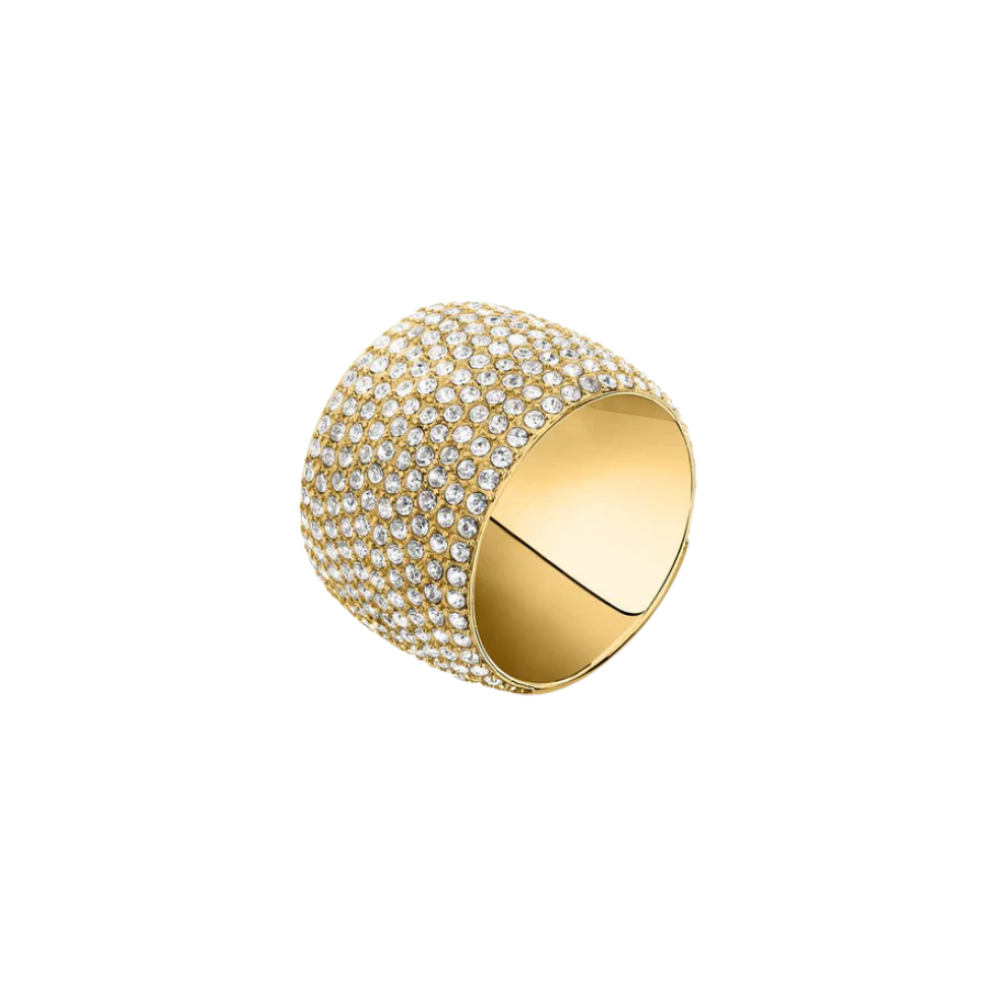 Inel T-DESIGN PAVE, placat cu argint, TRUSSARDI