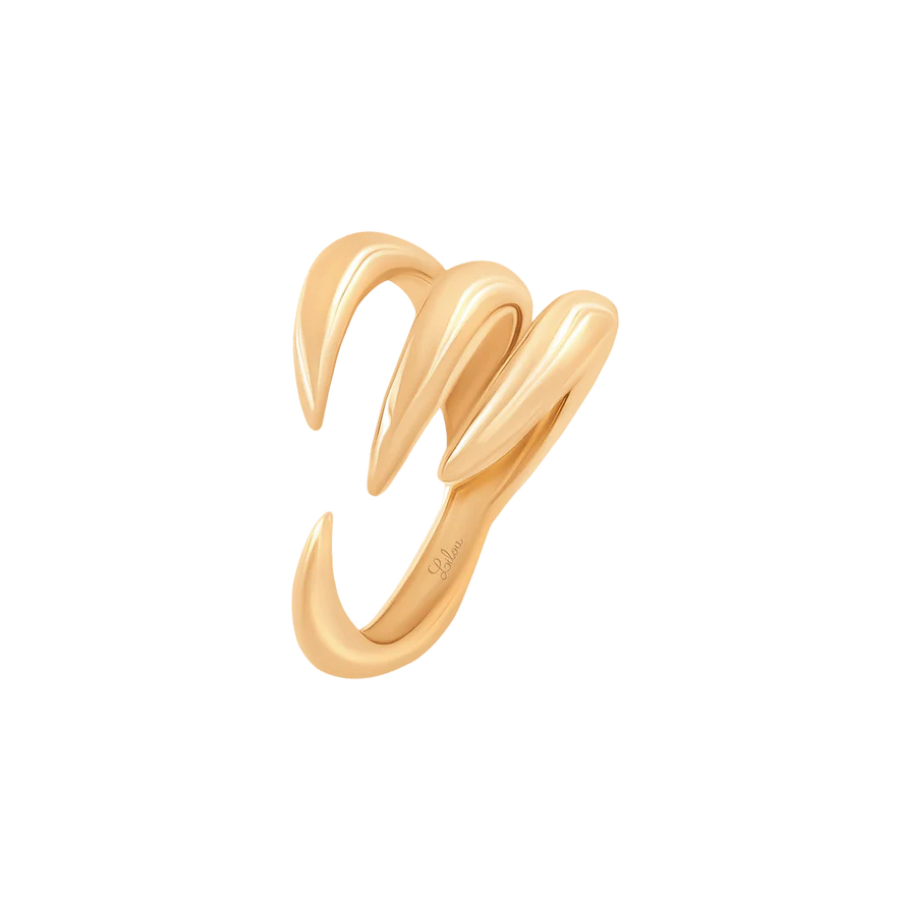 Inel de dama Forza placat cu aur, Lilou