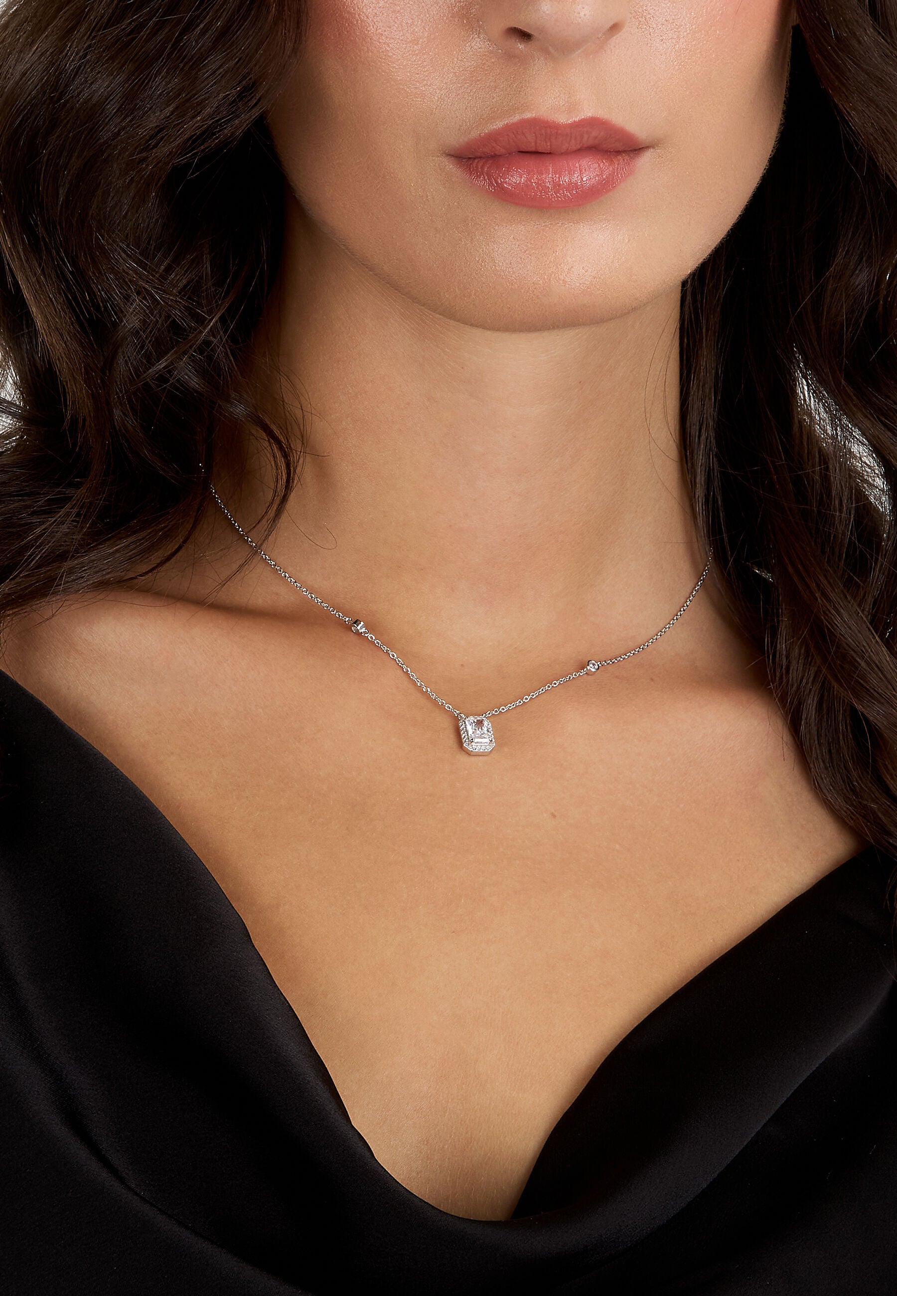 Colier Tesori din argint pentru femei cu zirconiu cubic alb, Morellato