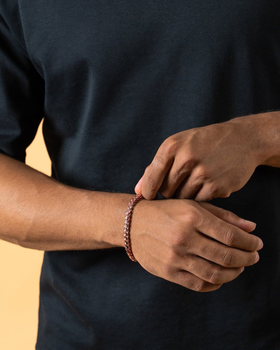 Bratara ajustabila pentru barbati Milia Bronze - Bratari pentru barbati - M04XSS - GEMINI - Tessora