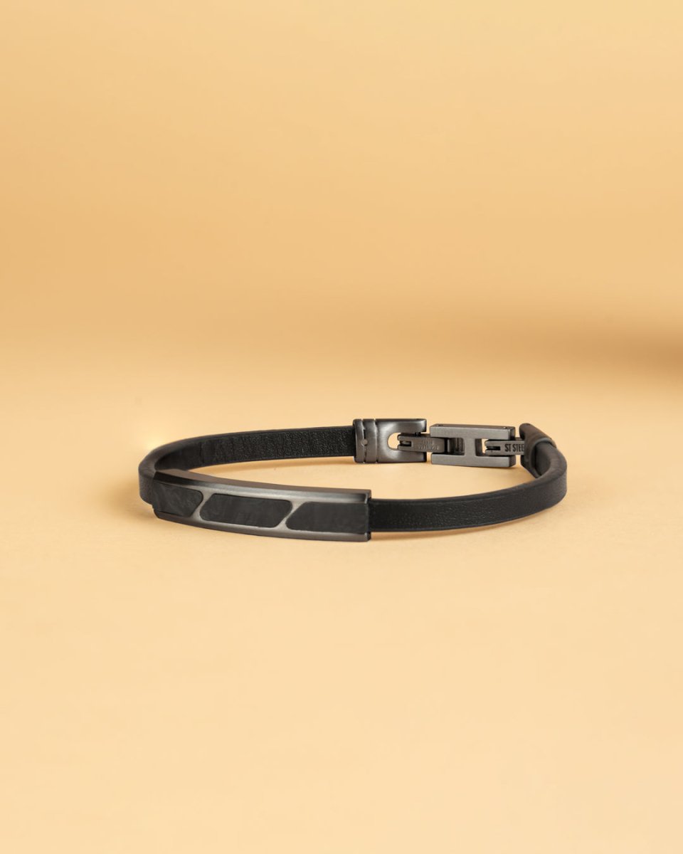 Bratara pentru barbati Stella Black - Bratari pentru barbati - STE02XSS - GEMINI - Tessora