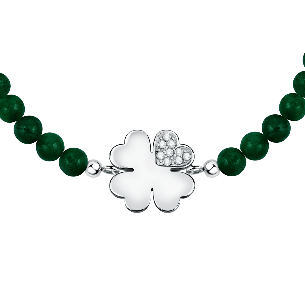 Bratara Talismani din agat natural ajustabila 16 cm + extensie 3 cm - Bratari ajustabile - satq08 - MORELLATO - Tessora