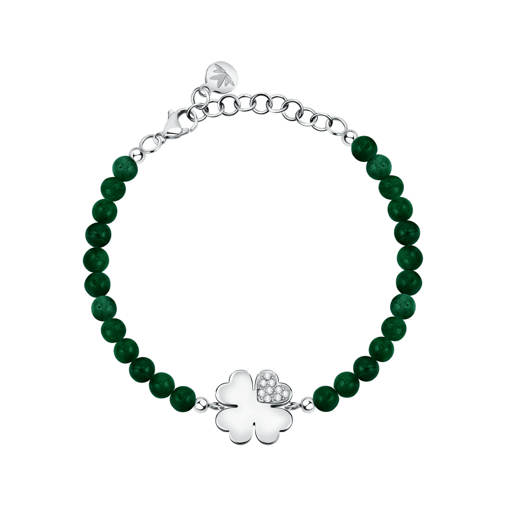 Bratara Talismani din agat natural ajustabila 16 cm + extensie 3 cm - Bratari ajustabile - satq08 - MORELLATO - Tessora