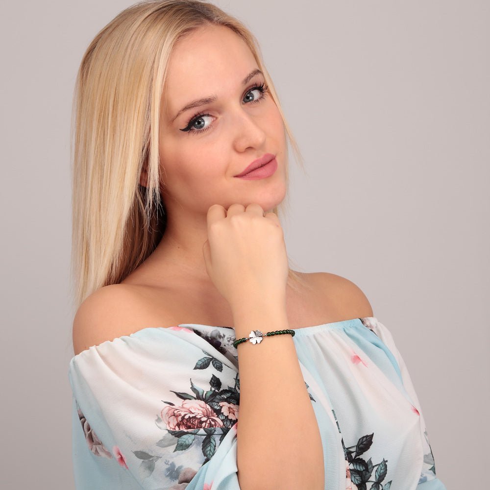 Bratara Talismani din agat natural ajustabila 16 cm + extensie 3 cm - Bratari ajustabile - satq08 - MORELLATO - Tessora