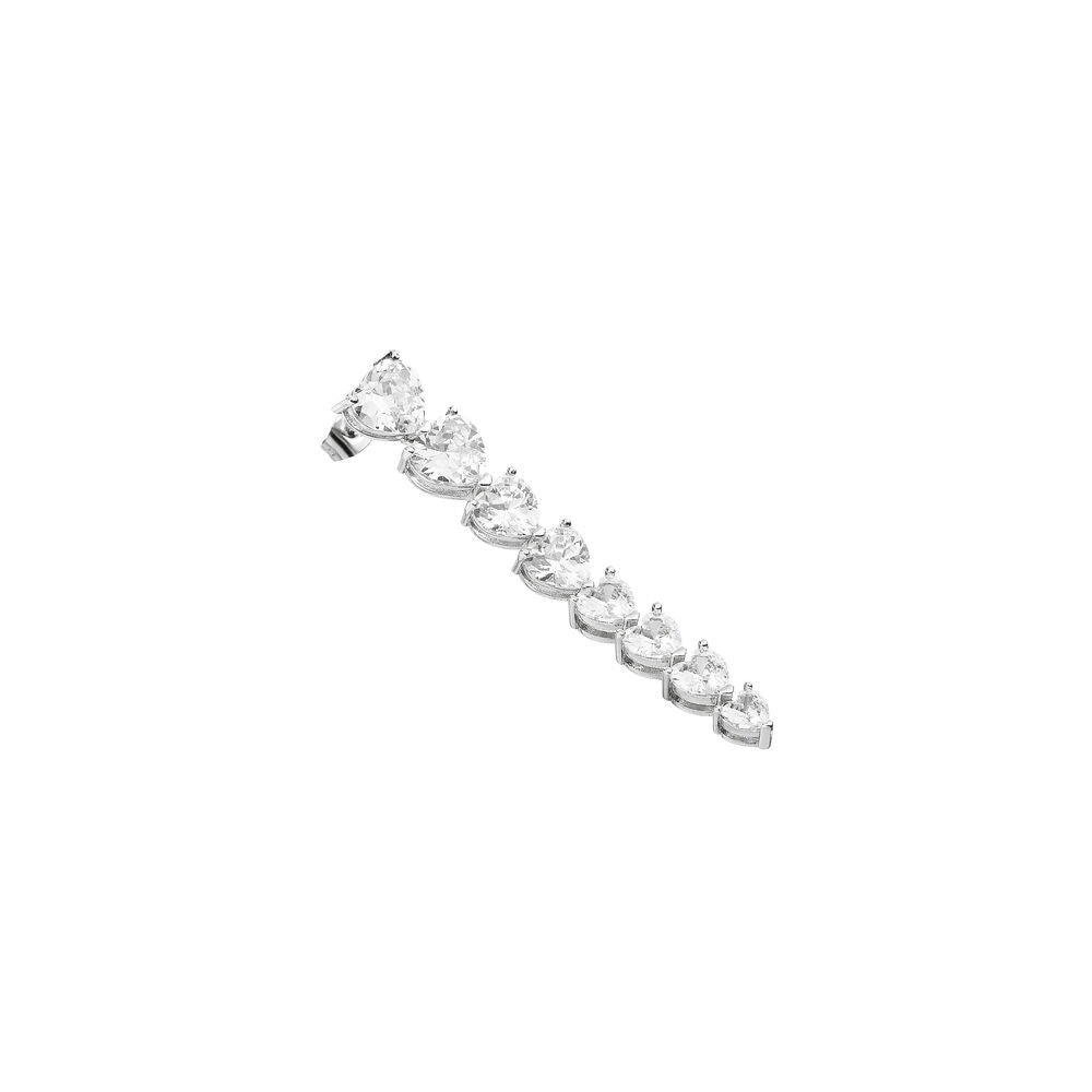 Cercel individual lung cu inimioare Infinity Love - Cercel individual - j19avg08 - CHIARA FERRAGNI - Tessora