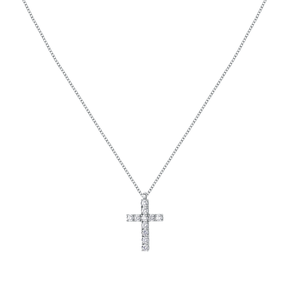 Colier Tesori cu pandantiv In forma de cruce - Coliere din argint - saiw117 - MORELLATO - Tessora