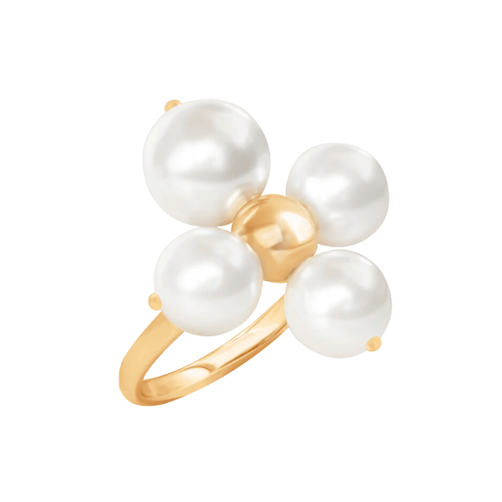 Inel Luck cu perle - Inele cu perle - 152/30/S/PIE/PEB/PO - Lilou - Tessora
