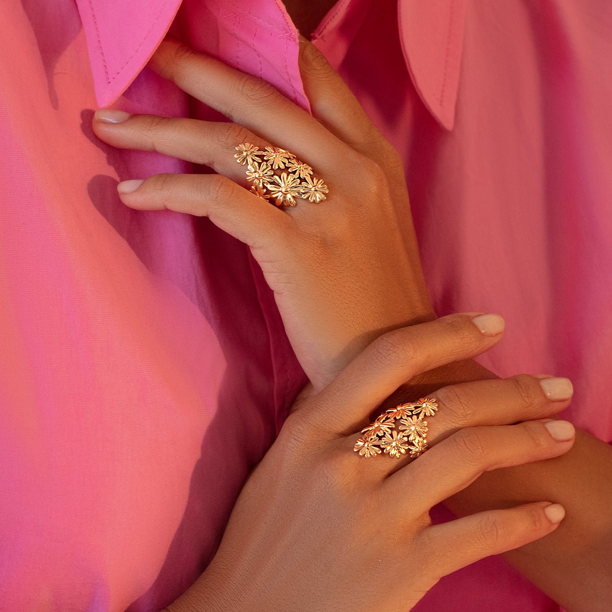 Inel Margaret placat cu aur - Inele - 206/11/PIE/8/PO - Lilou - Tessora