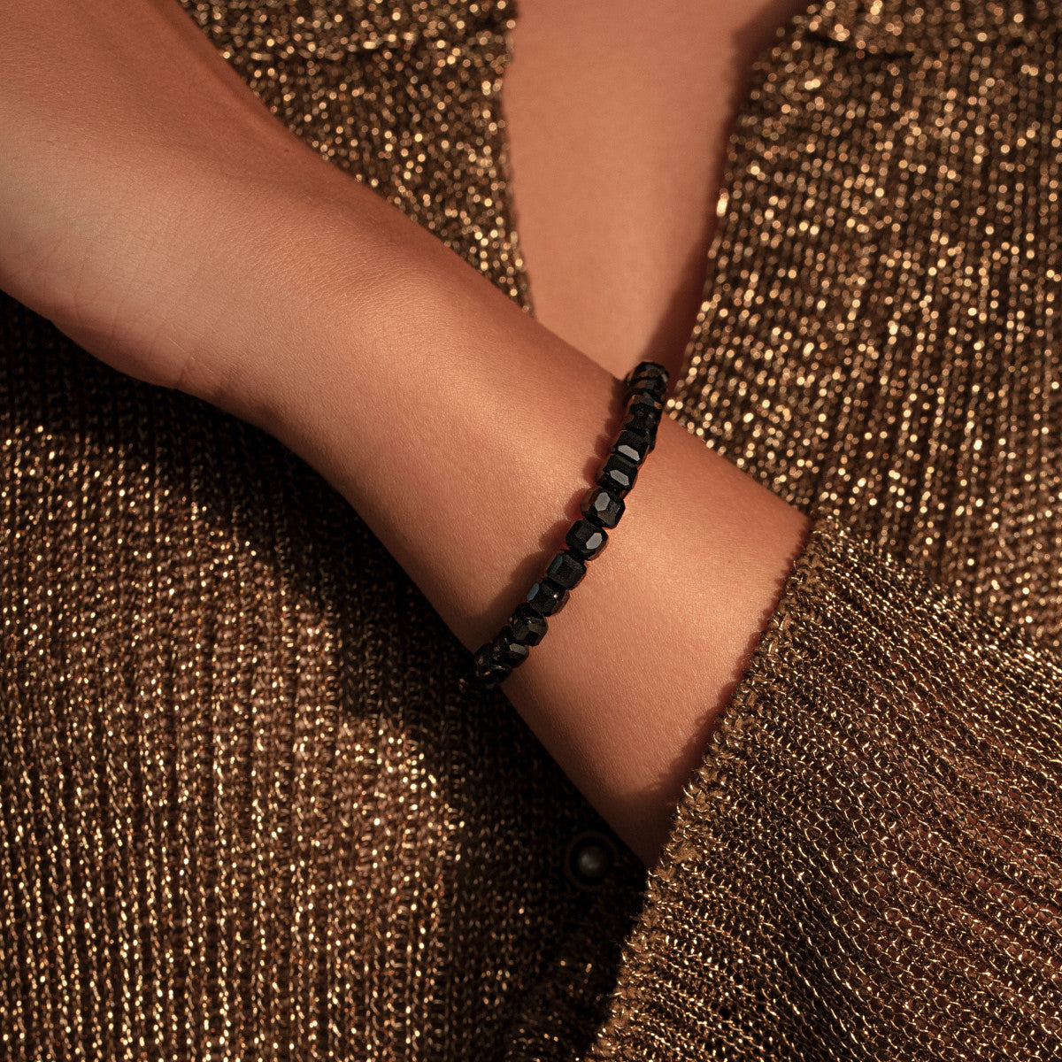 Brățară de damă cu piatră de agat placată cu argint, Lilou