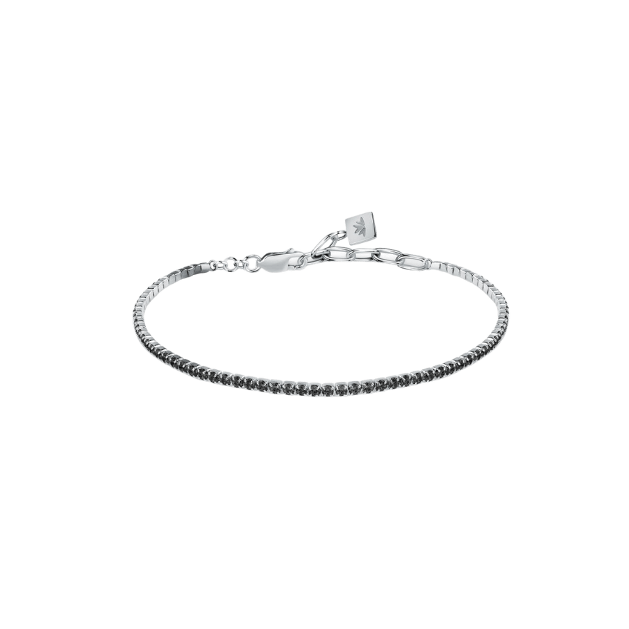 Men's adjustable tennis bracelet with black zircons, Morellato - Bracelets - SATT14 - Morellato - Tessora