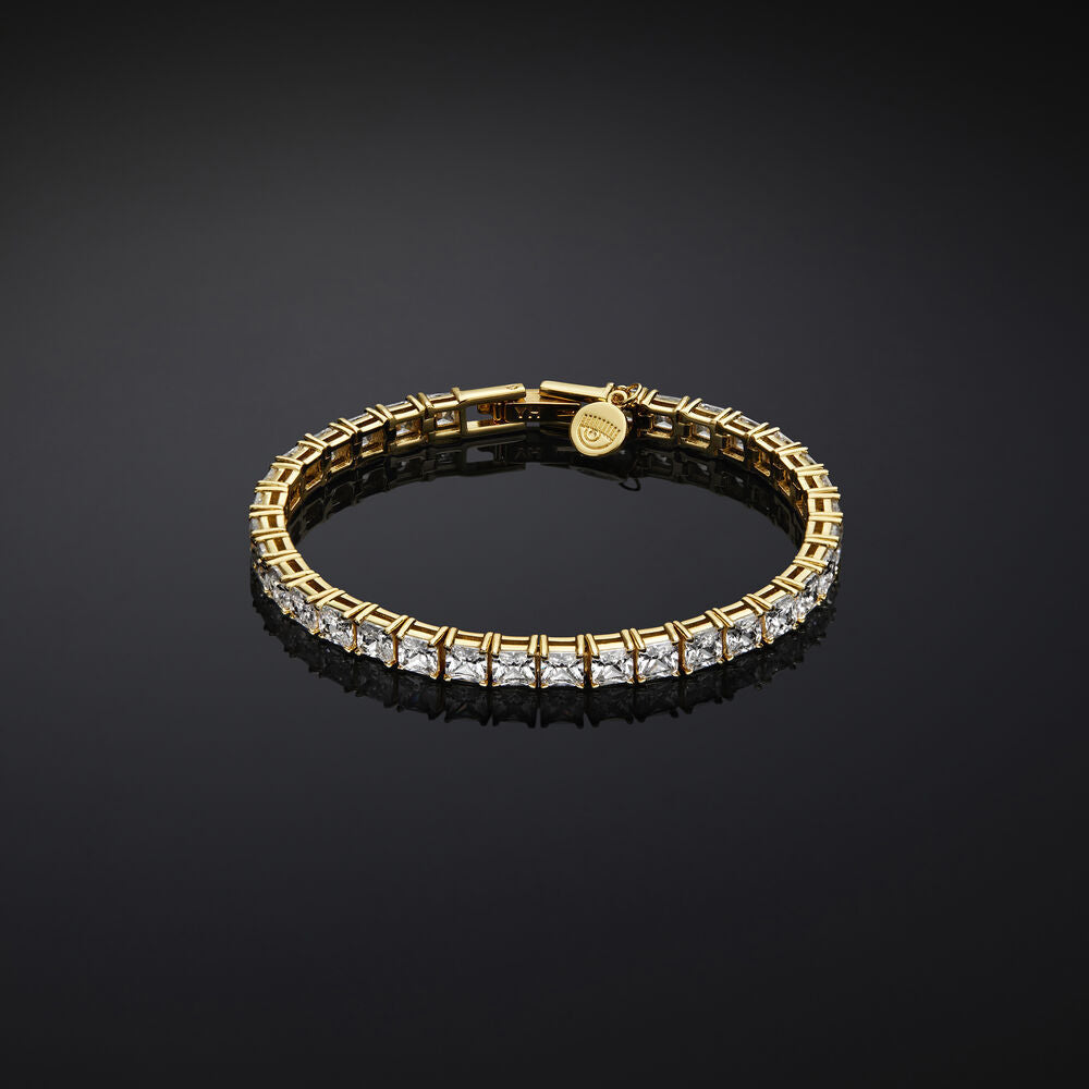 Bratara de dama auriu Classic Tennis, reglabila 16 + 2 cm, CHIARA FERRAGNI