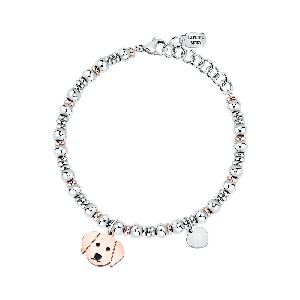 Women's Adjustable Bracelet with Dog, LA PETITE STORY