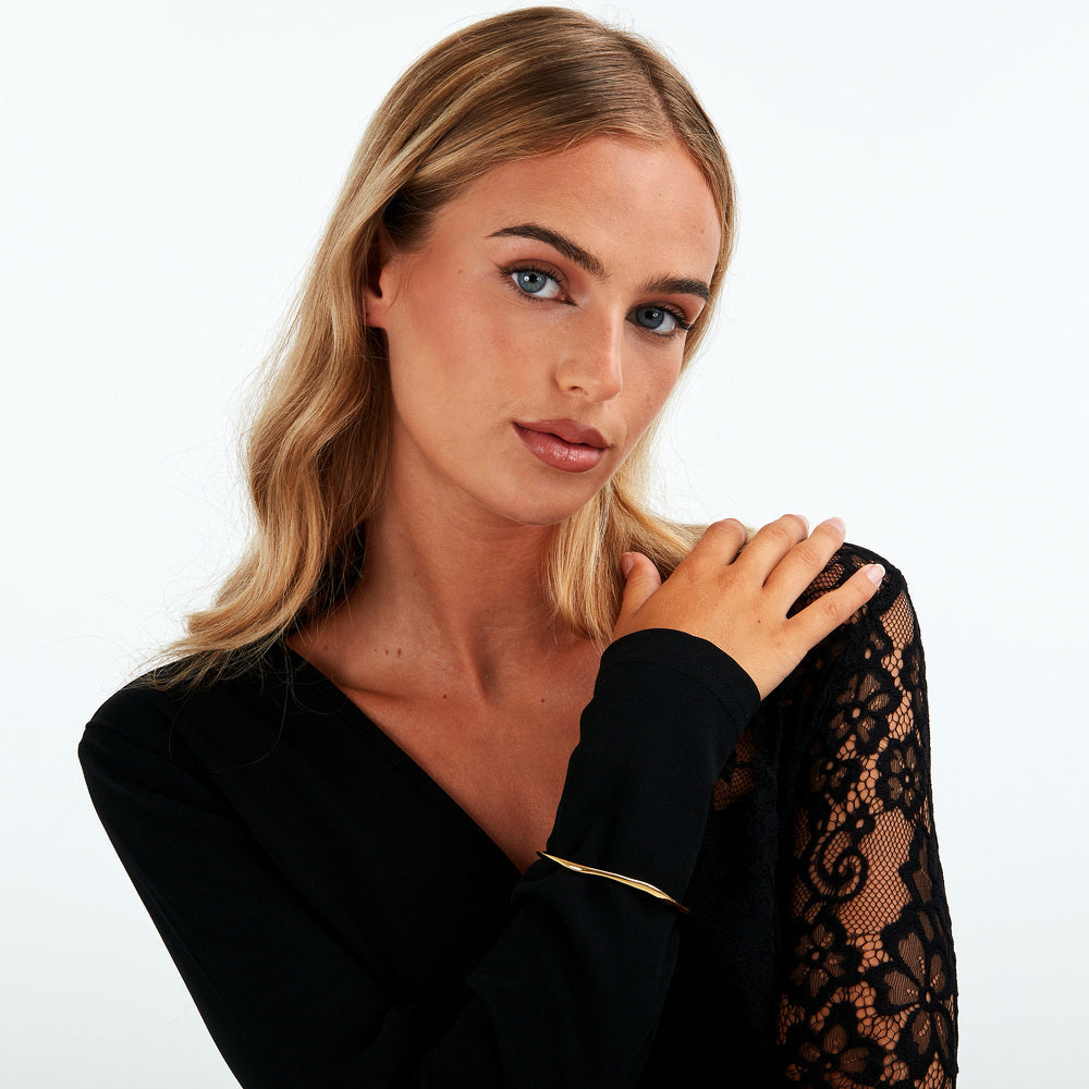 Women's gold-plated bracelet – T-Design, TRUSSARDI