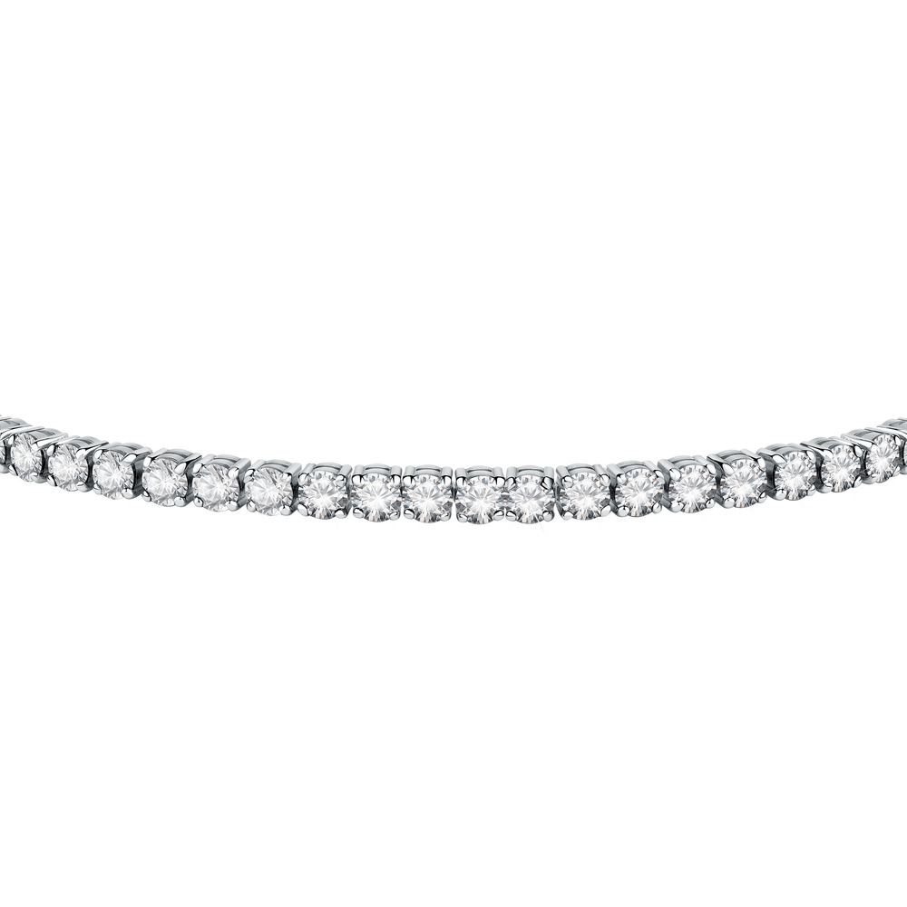 Bratara dama din argint Tesori tennis reglabila 16 cm + extensie 3 cm cu pietre de zirconiu, MORELLATO
