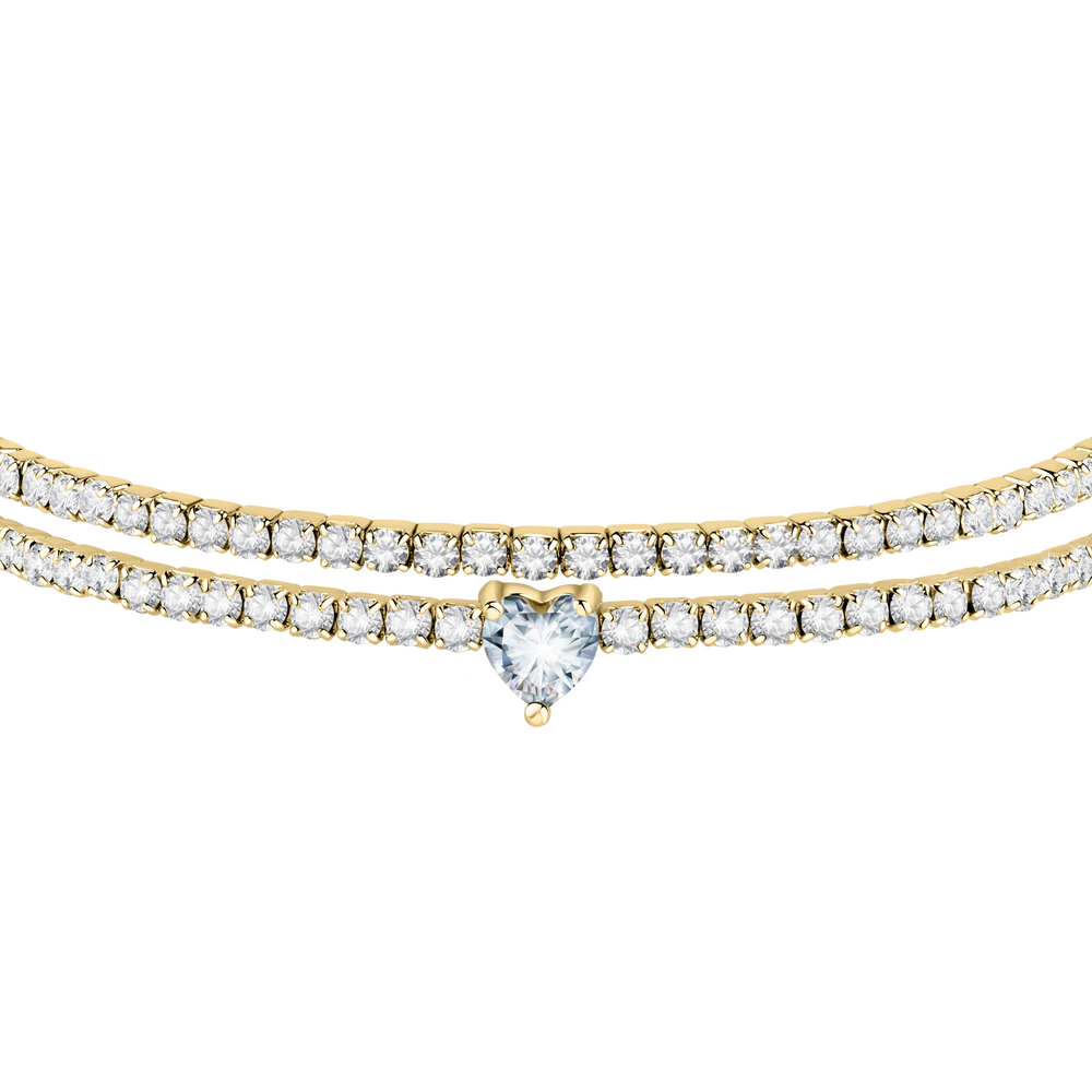 Women's Gold Double Tennis Bracelet, LA PETITE STORY