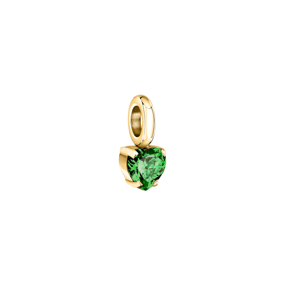 Talisman de tip pandantiv Green & Yellow Heart - Talismane tip pandantiv - scz1338 - MORELLATO - Tessora