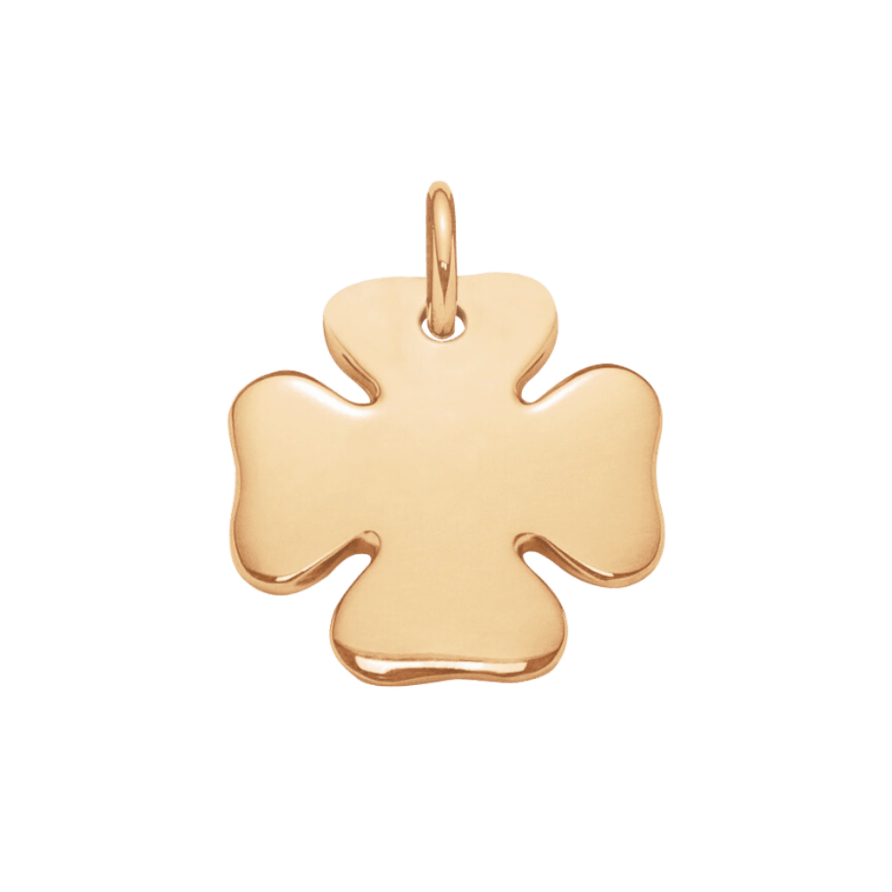 Talisman trifoi placat cu aur - Talismane tip pandantiv - 2/15/Z - Lilou - Tessora