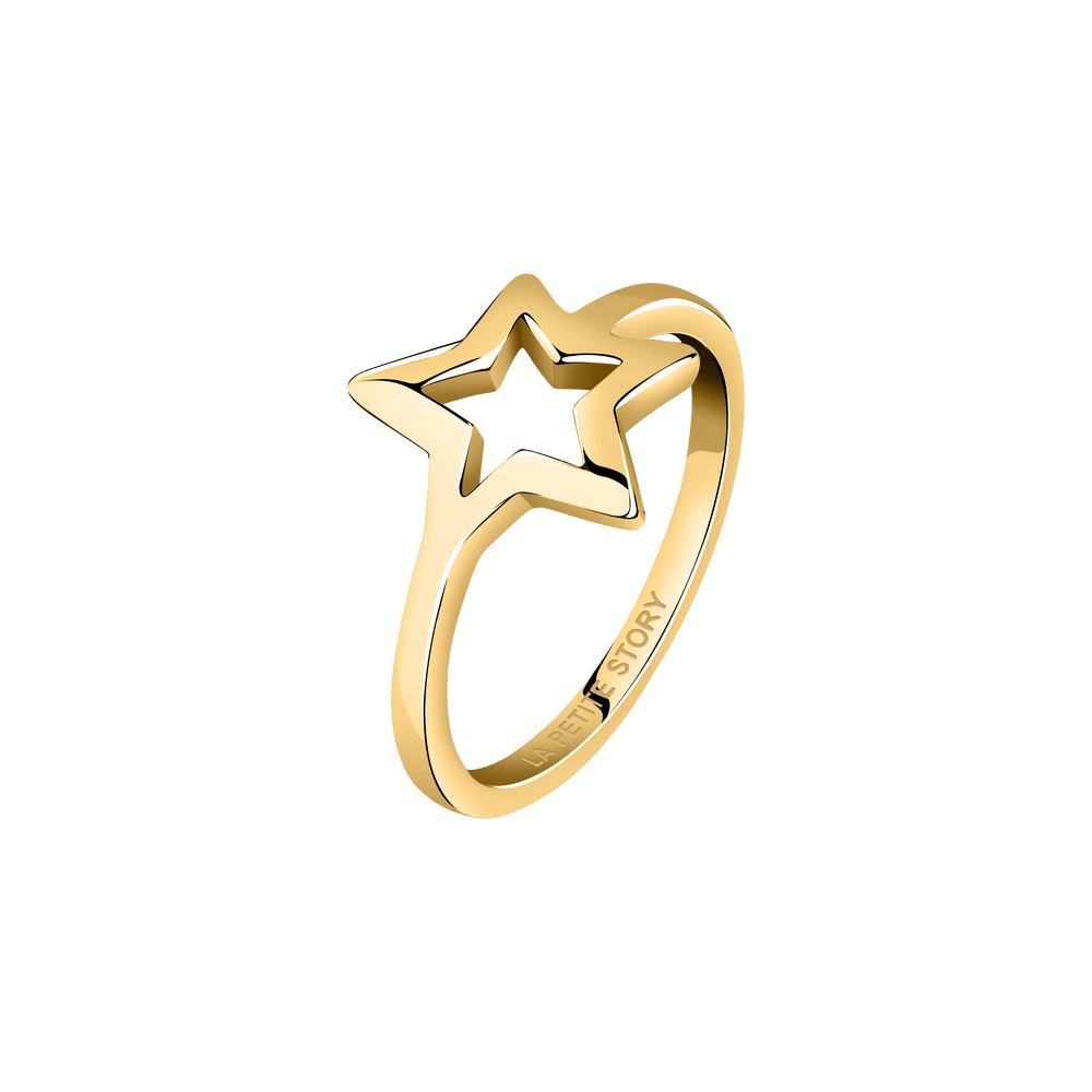 Womens Gold Star - Shaped Ring, LA PETITE STORY - Rings - lps03avv10012 - LA PETITE STORY - Tessora
