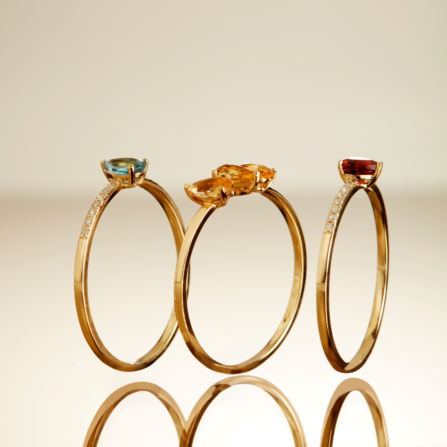 18K Gold-Plated Rings