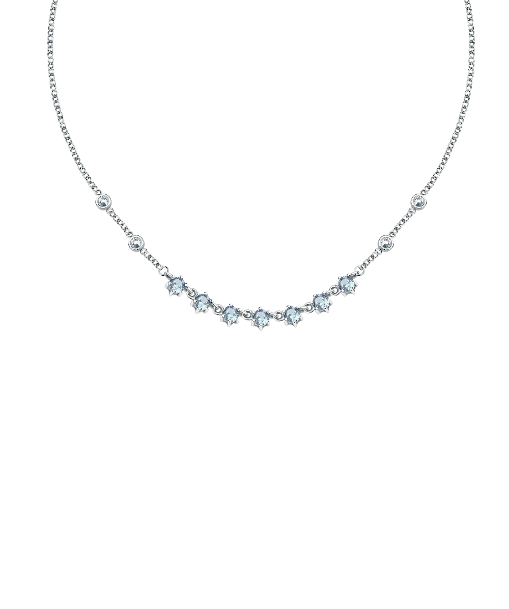 Women's necklace Colori with zirconia and crystal stones, MORELLATO