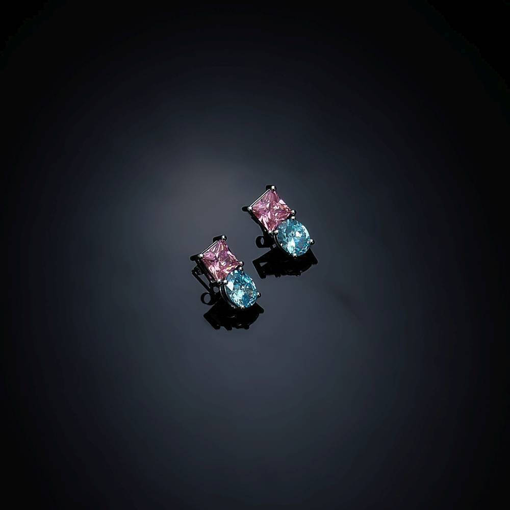 PRINCESS rainbow stud earrings, Chiara Ferragni