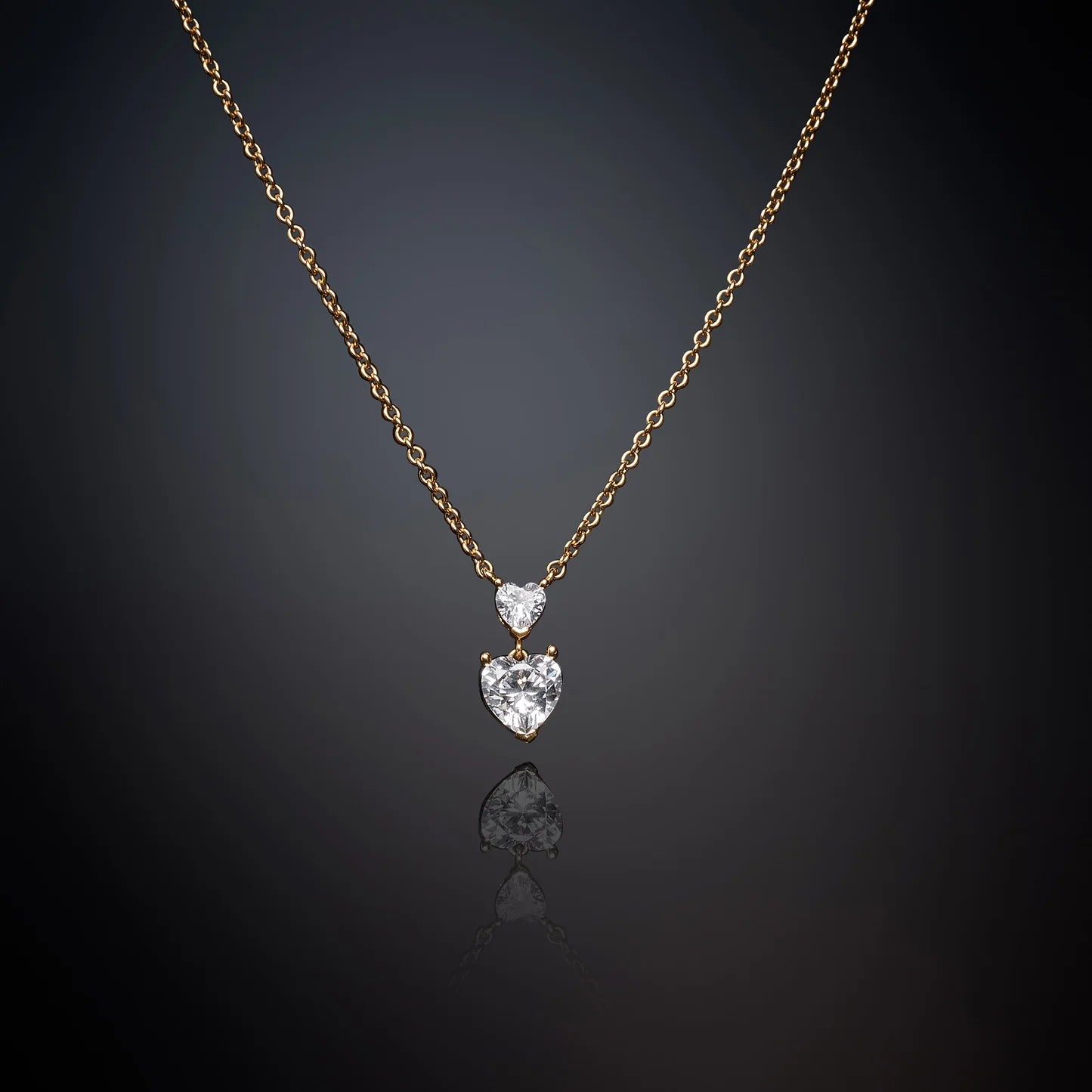 Adjustable FIRST LOVE necklace with heart pendant, Chiara Ferragni