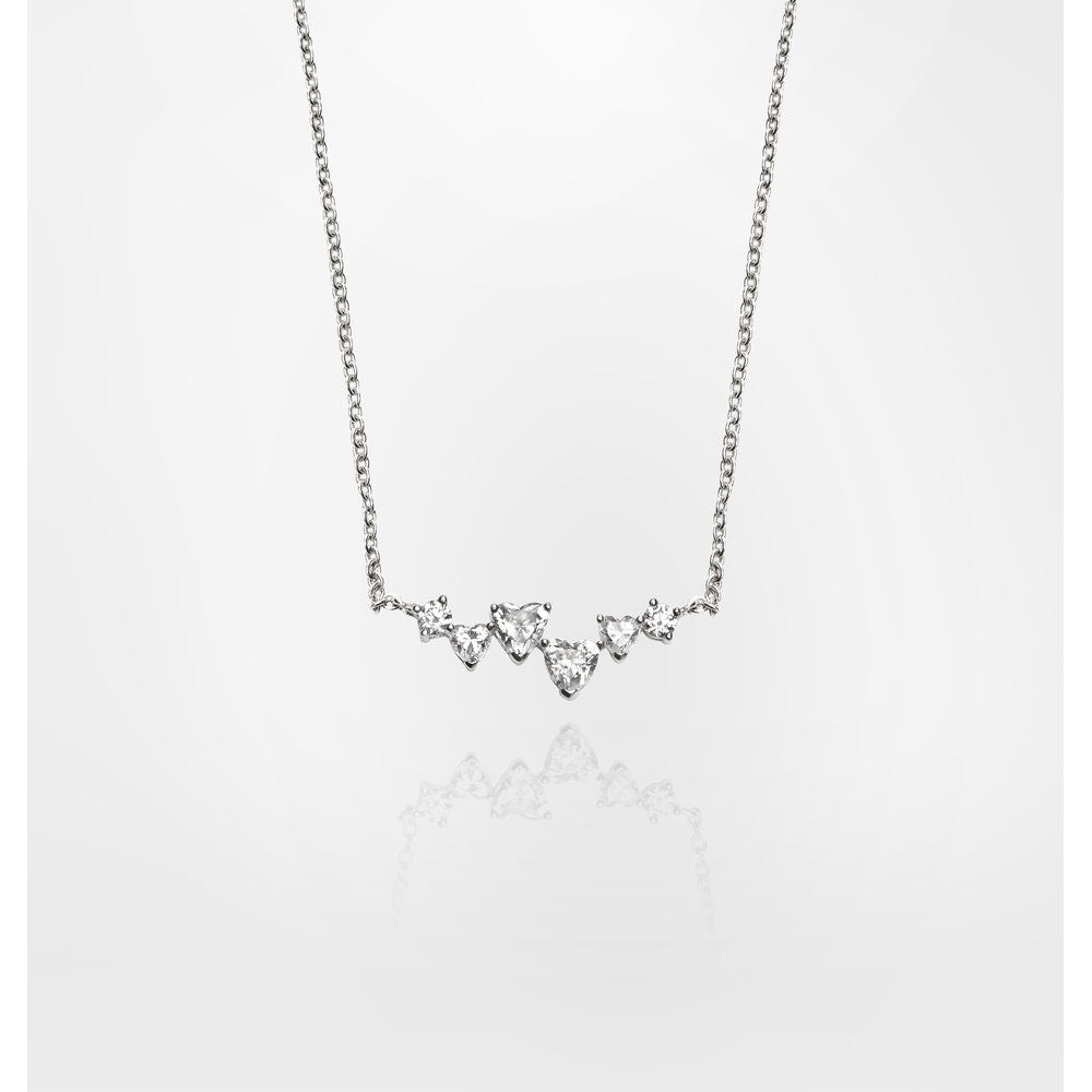Women's necklace sterling silver with zirconia stones, CHIARA FERRAGNI