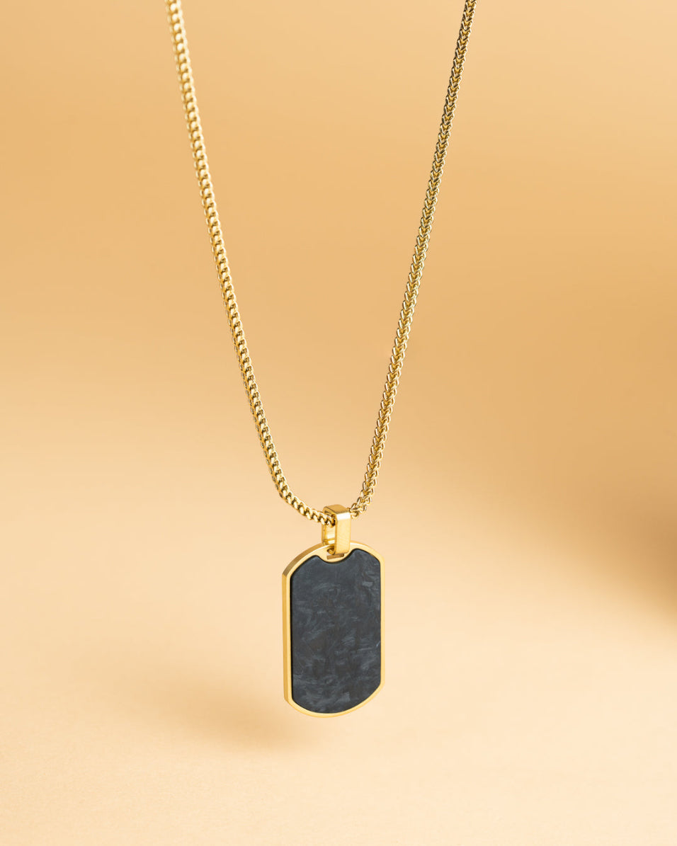 Colier bărbătesc Bellum Gold, GEMINI